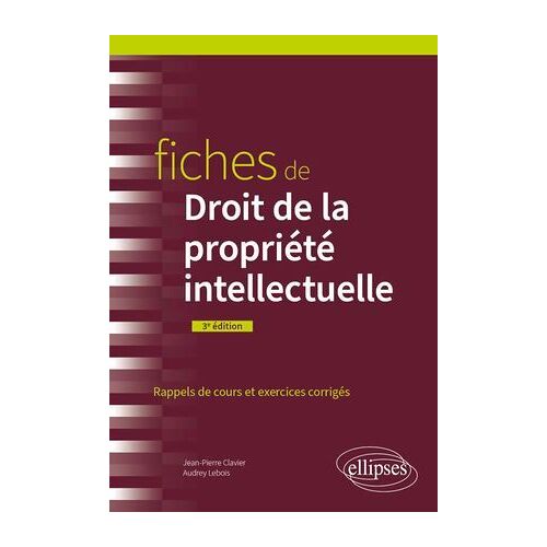 Fiches De Droit De La Propriété Intellectuelle