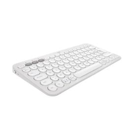 Logitech Pebble Keys 2 K380s - Clavier - sans fil - Bluetooth LE - AZERTY - Français - blanc ton sur ton