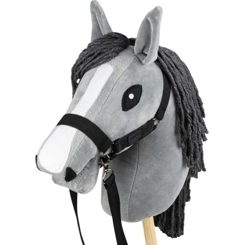 Cheval de loisir Skippi - Cheval bâton - Gris A4 - Cadeau pour la fête des enfants