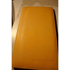 portefeuille et monnaie lancaster moutarde