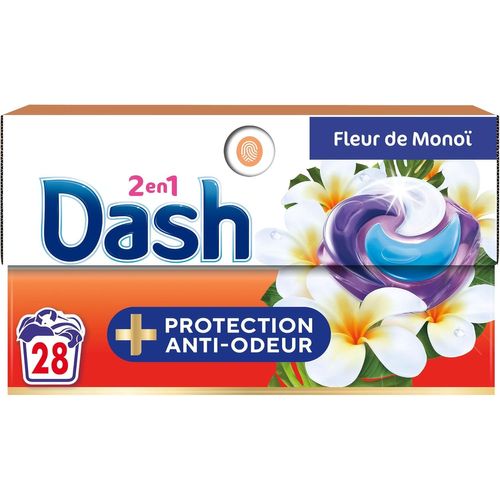 Pods, Lessive En Capsule, 28 Lavages, Fleurs De Monoï, Fraîcheur Intense, Fabriquée En France[Z354]