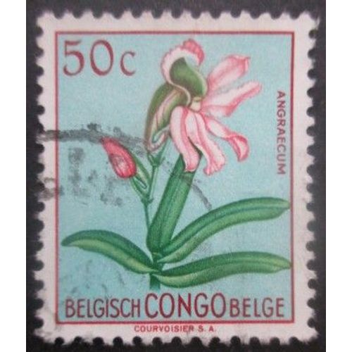 Congo Belge N°307 Fleurs Oblitéré
