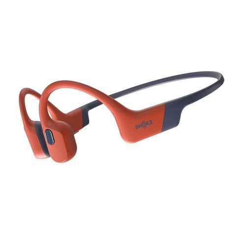 CASQUE DE SPORT À CONDUCTION OSSEUSE SANS FIL SHOKZ OPENSWIM PRO AVEC RÉDUCTION ACTIVE DU BRUIT ROUGE