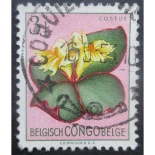 Congo Belge N°314 Fleurs Oblitéré