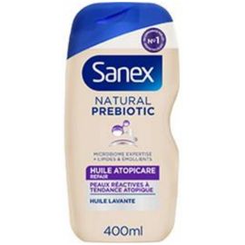Huile Lavante Peaux Réactives Et À Tendance Atopiques Sanex Natural Prebiotic 400ml 