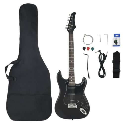 Guitare Électrique Pour Débutants Avec Sac Noir 4/4 39"
