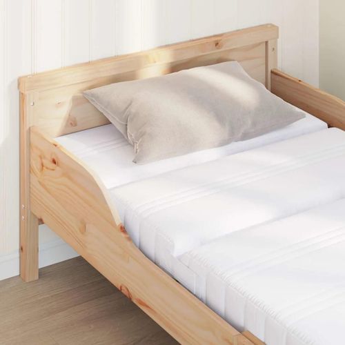 vidaXL Matelas en mousse Blanc 80 x 200 cm tissu