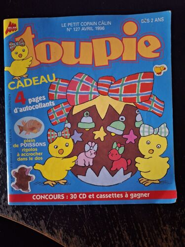 Toupie N°127 - Cadeau 4 Pages D'autocollants