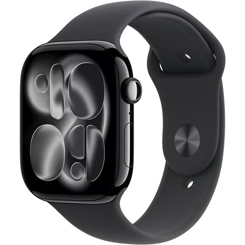 Apple Watch Series 11 GPS 42 mm M/L Aluminium Jet Black/Noir (MEQU4ZR/A)