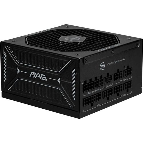 ALIMENTATION PC MODULAIRE MSI MAG A850GLS PCIE5 850W 80 PLUS GOLD NOIR