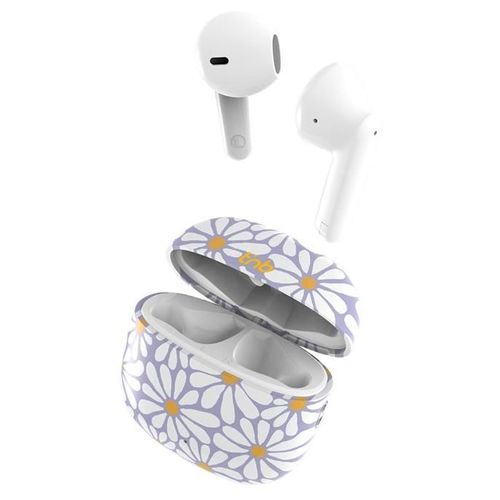 T'nB Exclusiv FLOWER - Écouteurs sans fil avec micro - intra-auriculaire - blanc, violet