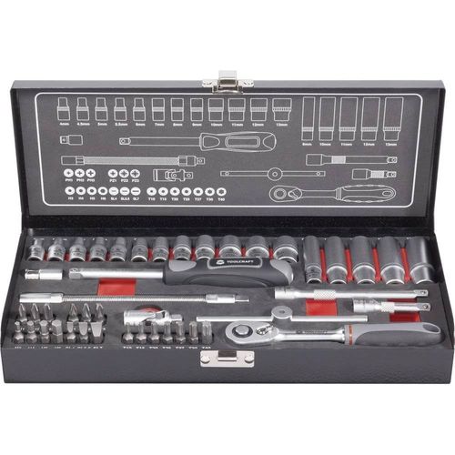 Jeu De Clés À Douille Métrique 1/4 (6.3 Mm) 45 Pièces 826386