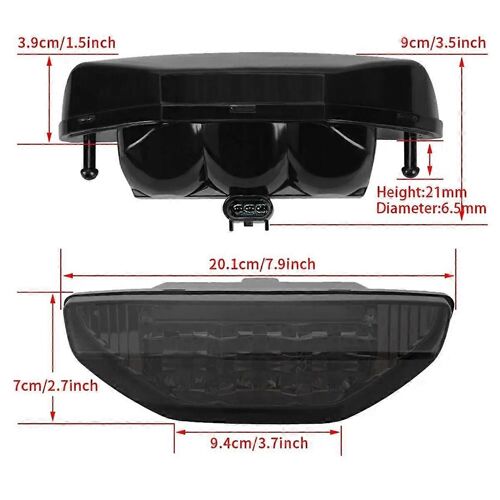 Feu Arrière De Freinage Utv Pour Trx420fe1 Trx420fm1 Rancher 420 2014-2023 33700-Hn1-A71