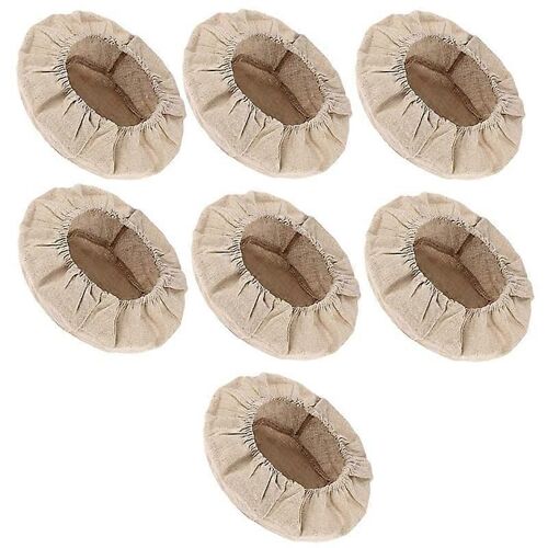 Lot De 7 Paniers À Pain Ronds De 20 Cm, En Tissu, Doublure Pour Levain, Pour Banneton