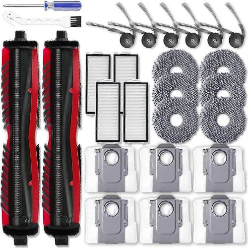 Kit d'accessoires pour aspirateur Saros Z70/Saros Z70 Ultra : brosse principale, filtre, tampons de nettoyage