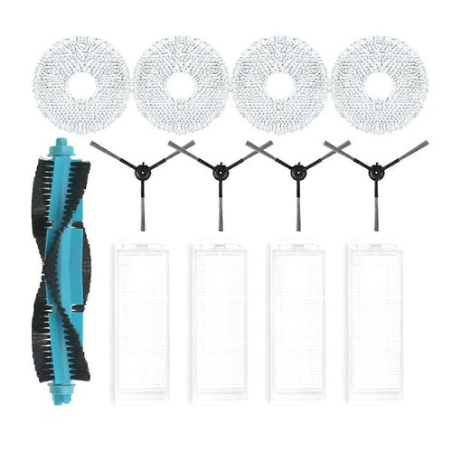 Pour 11090 Spin Revolution Pièces de rechange de rechange Accessoires Main Side Brush Hepa Filter Mop Cloth