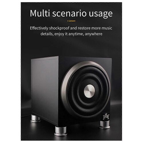 Lot De 4 Pieds D'amplificateur Audio En Alliage D'aluminium Pour Haut-Parleur, Cd, Support Pratique