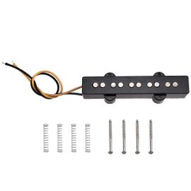 Micro Inférieur Ouvert Pour Micros Basse Alnico 5, Micros Manche Et Chevalet, Noir, Pour Basse 4 Cordes
