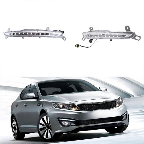 Feu Antibrouillard Led Drl Pour Pare-Chocs Avant De Voiture, Feu De Jour Pour K5 2010-2014, Droit 922082t100