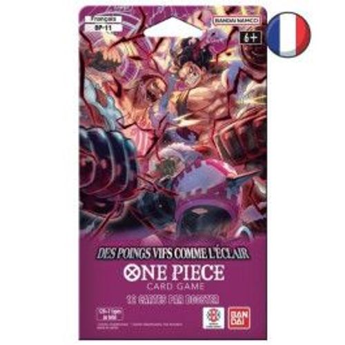 Blister Booster Op11 One Piece - Des Poings Vifs Comme L'Éclair
