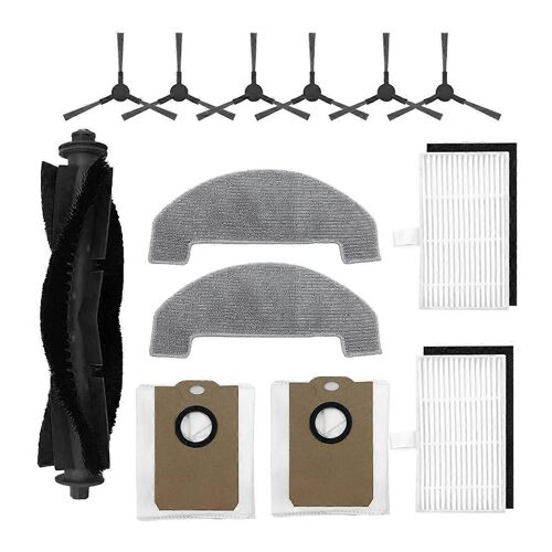 Kit de 13 pièces pour aspirateur robot MONSGA MS1 MAX, brosse principale, brosse latérale, sac à poussière, chiffon de nettoyage