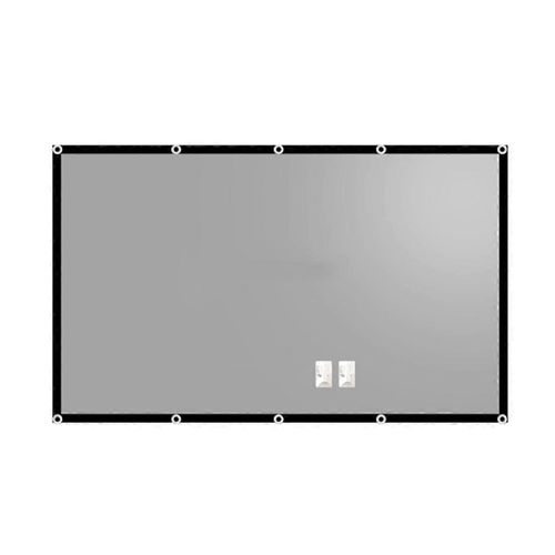 Écran de projection portable haute luminosité, rideau de projecteur anti-lumière, tissu réfléchissant en métal avec