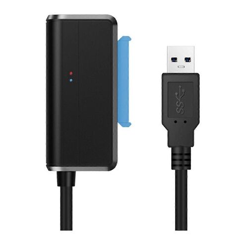 Câble adaptateur SATA vers USB 3.0, convertisseur de disque dur USB 3.0, compatible SSD externe 2,5/3,5 pouces