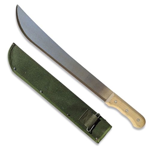 Machette de débroussaillage avec lame 45 cm et étui - Idéale pour couper ronces, branches et végétation dense