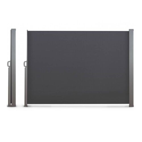 Paravent extérieur rétractable - 2,5 x 1,6 m Unité Gris
