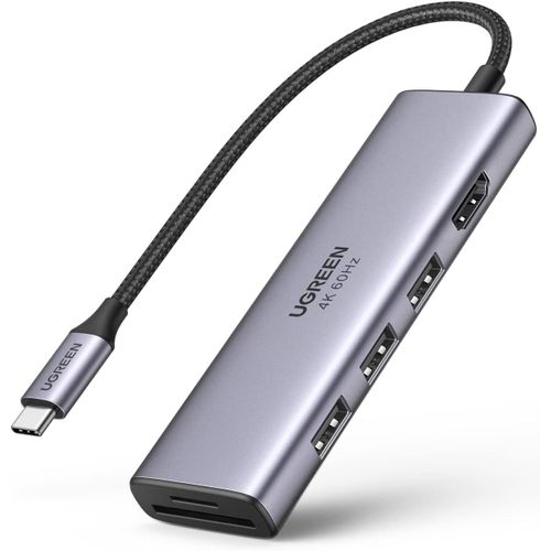 6 En 1 Hub Usb C Hdmi Usb