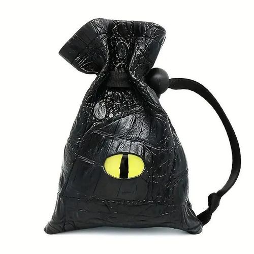 Sac À Dés À Cordon En Cuir Pu, 1 Pièce, Pochette À Dés Mdn, Sac De Rangement Pour Cartes Tarot Oracle, Pour Dés D & D, Pièces De Monnaie Et Accessoires[Z269]