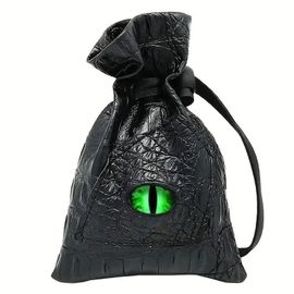 Sac À Dés À Cordon En Cuir Pu, 1 Pièce, Pochette À Dés Mdn, Sac De Rangement Pour Cartes Tarot Oracle, Pour Dés D & D, Pièces De Monnaie Et Accessoires[Z268]