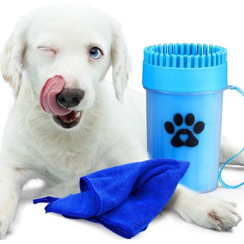 Accessoires Pour Chiens, Lave Pattes Pour Chien.Nettoyer Les Pattes De Chien Taille Moyenne Et Petite.Produits De Nettoyage De Nos Amis À Quatre Pattes, Accessoires Pour Chiens, Brosse Pour [Z1112]