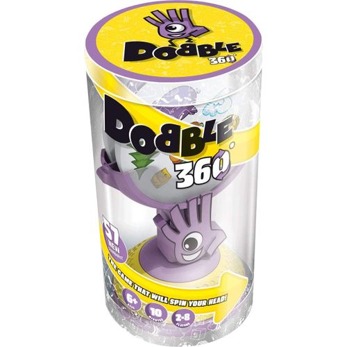 , Dobble 360 , Card Game , Ages 6+ , 2-8 Players , 15 Minutes Playing Time[Z2199]