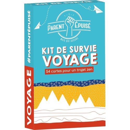Funomenum - Parent Epuisé : Kit De Survie Voyage - Jeux De Société - Jeux De Cartes - Jeux Enfants À Partir De 4 Ans - 2 Joueurs - Version Française[Z792]
