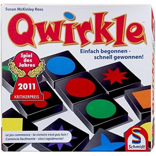 Spiele 49311 Qwirkle, Jeu De L'année 2011, Jeu Familial, Article Ffp[Z215]