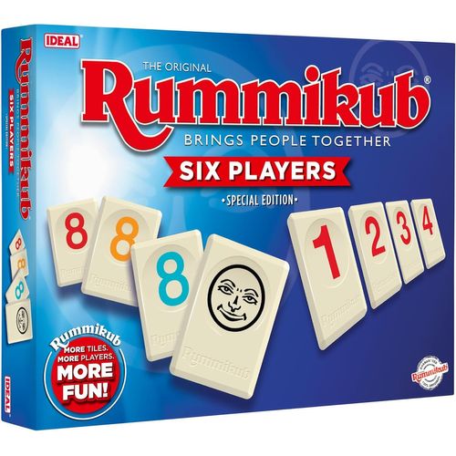 Rummikub 6 Joueurs : Rassemble Les Gens | Jeux Familiaux | 2 À 6 Joueurs | À Partir De 8 Ans[Z1375]
