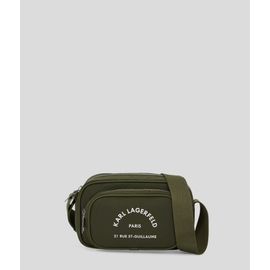 Karl Lagerfeld - Sac Bandoulière En Nylon Rue St-guillaume, Homme, Kaki, Taille: One Size