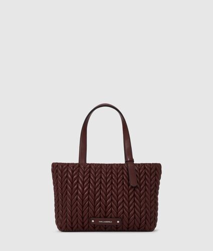 Karl Lagerfeld - Sac Cabas De Taille Moyenne K/weave, Femme, Vin Windsor, Taille: One Size