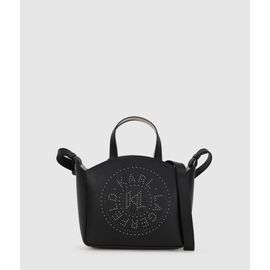 Karl Lagerfeld - Petit Sac Cabas K/circle À Clous, Femme, Noir, Taille: One Size