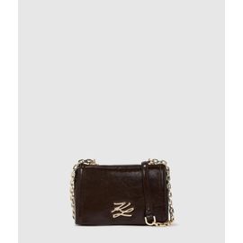 Karl Lagerfeld - Sac Bandoulière K/autograph Brillant, Femme, Tabac, Taille: One Size