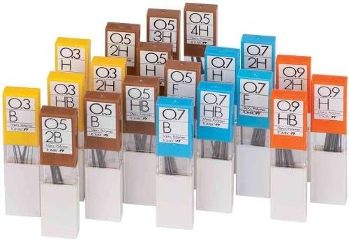 Ex-05p-Hb Boîte De 12 Recharges Pour Porte-Mine Pointe 0,5mm, Dureté Hb