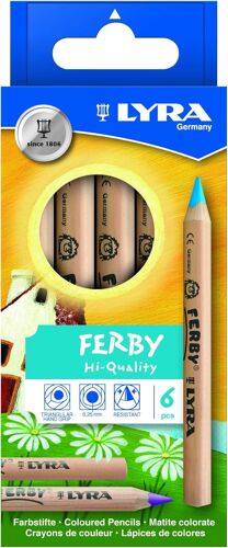 Ferby Pot 18 Crayons De Couleur