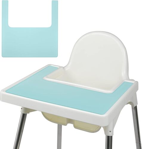 Tapis De Table Bebe, Set De Table En Silicone Pour Chaise Haute, Bébé Splash Tapis Antidérapants Et Résistants Aux Taches Lavable, Anti-Éclaboussures Chaise Haute Pour Enfants Et Tout-Petits