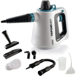SUBZONAL-4137 Nettoyeur vapeur portable 250 L 1050 W Noir, Turquoise, Blanc