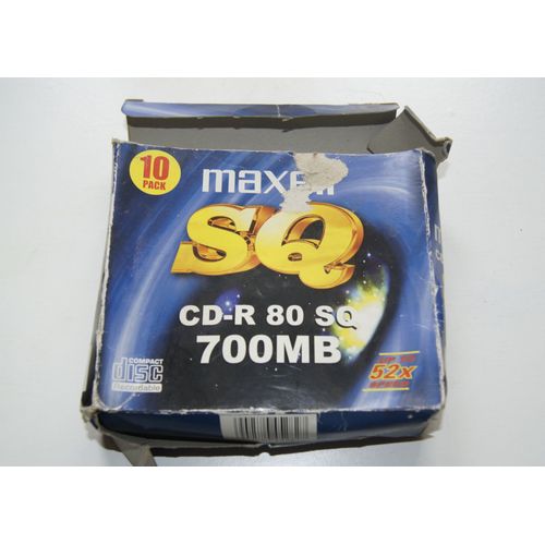 Disques compacts enregistrables Maxell SQ Cd-r