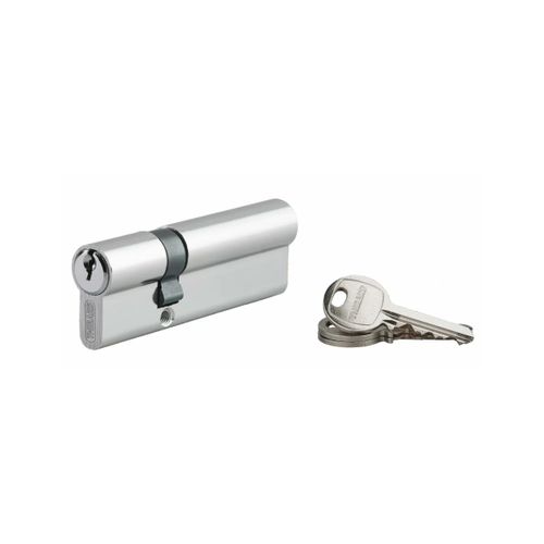 Cylindre de serrure à clé crantée Ecopro nickelé - 30 x 60 - Varié - THIRARD - 00007391