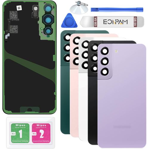 Kalanka-Couvercle Batterie Vitre Arrière Remplacement Pour (Samsung Galaxy S22) Origine Cache Batterie Trousse De Réparation (Violet)