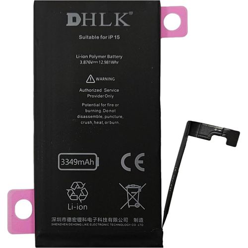 Kalanka-® Ti Line Batterie De Remplacement Compatible Avec Iphone 15 (A2846, A3089, A3092, A3090)- Capacité 3380 Mah