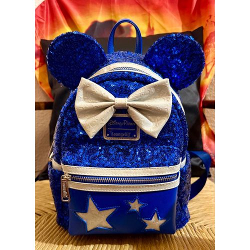 Loungefly sac à dos Minnie Mouse Wishes Blue